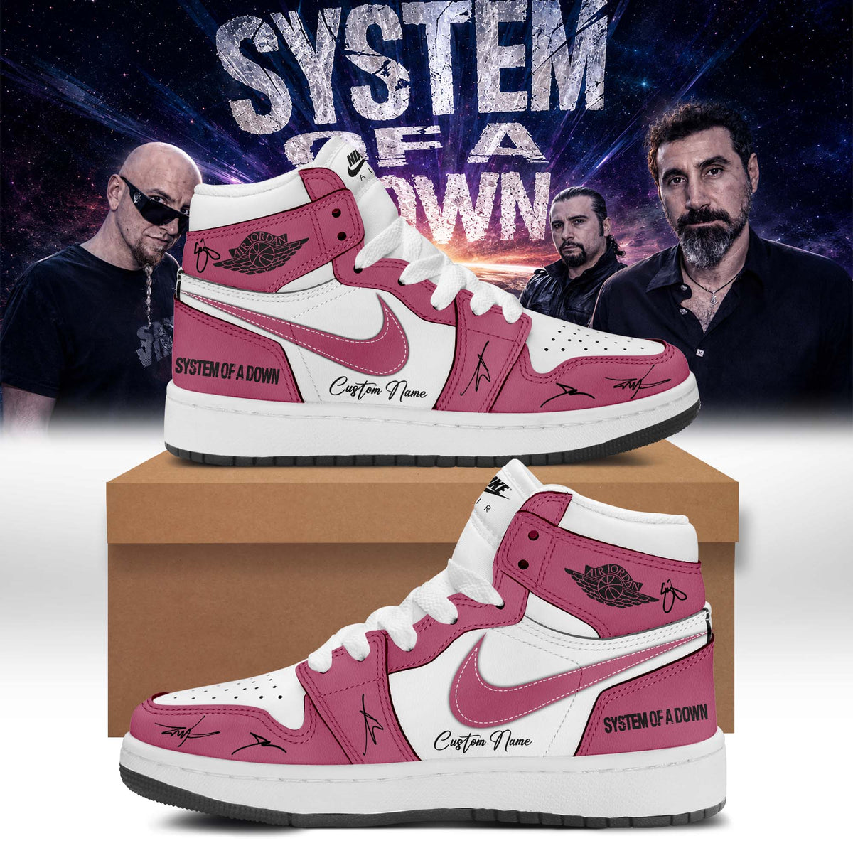 System of a Down "Europe / UK Stadium Tour 2026" Signature Limited Edition - Shoes 2