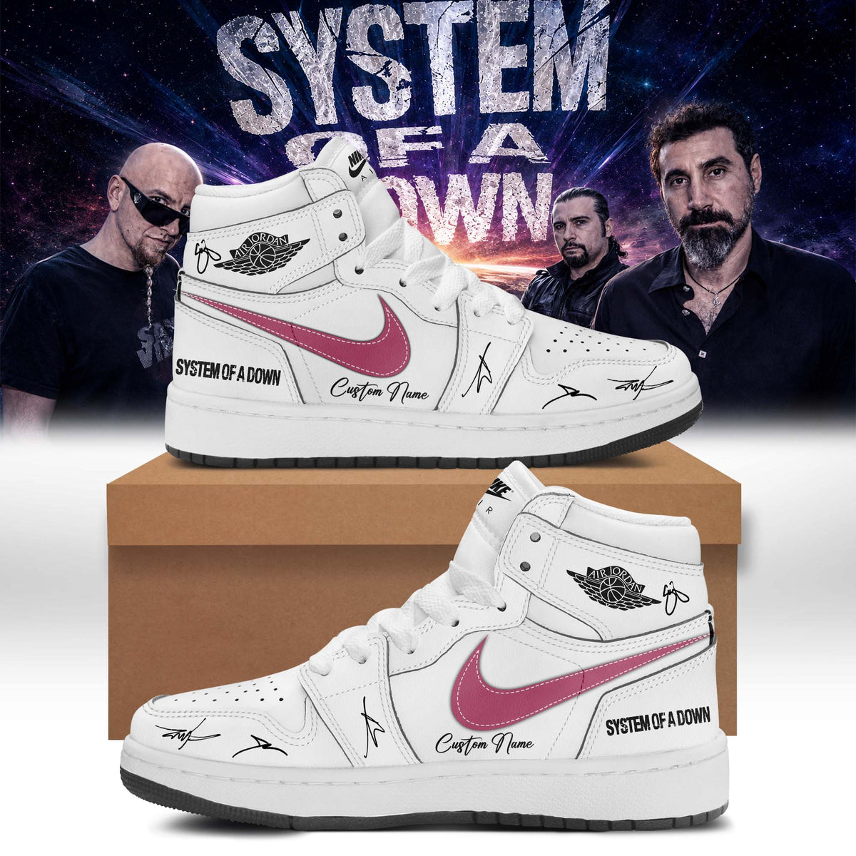 System of a Down "Europe / UK Stadium Tour 2026" Signature Limited Edition - Shoes 3