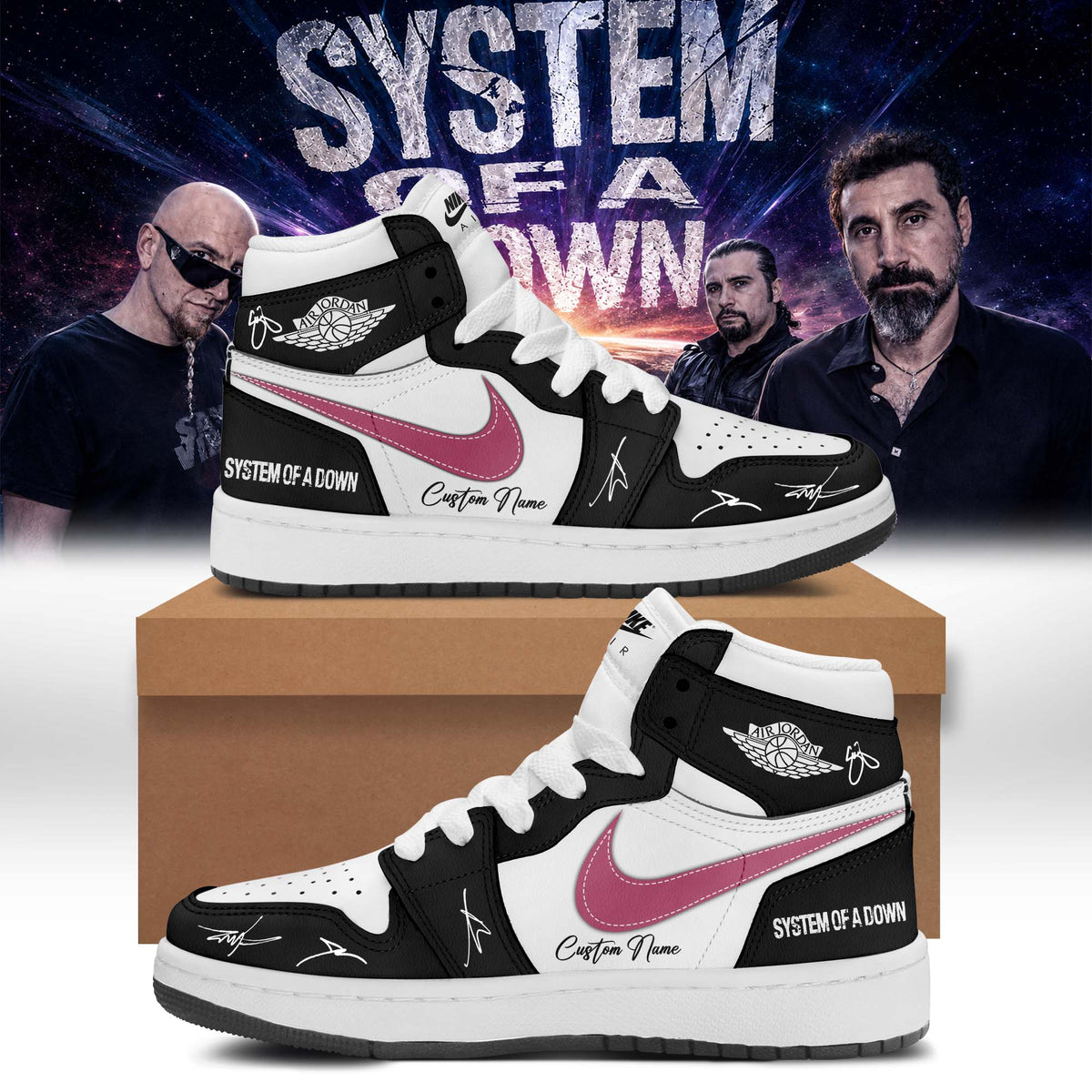 System of a Down "Europe / UK Stadium Tour 2026" Signature Limited Edition - Shoes 1