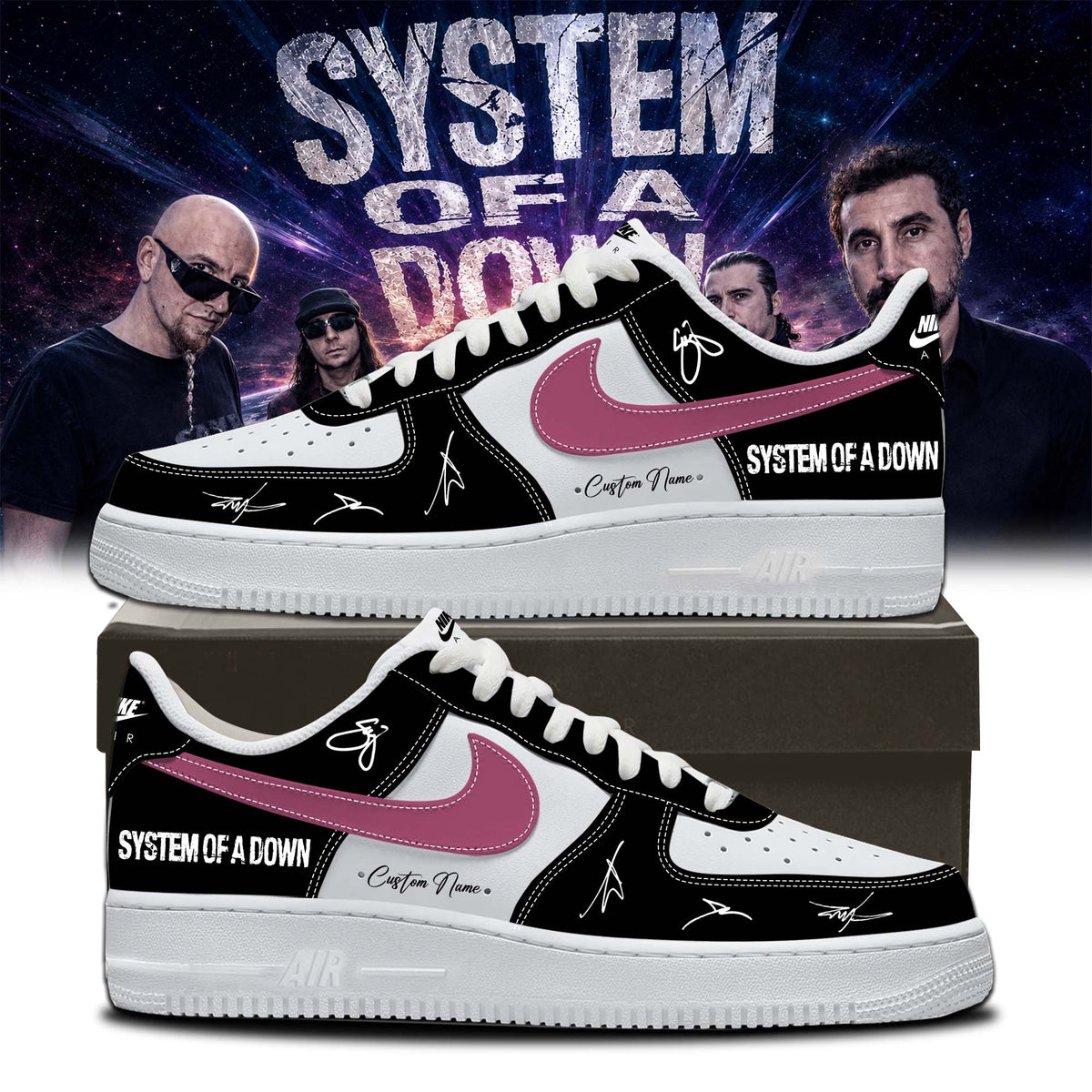 System of a Down "Europe / UK Stadium Tour 2026" Signature Limited Edition - Shoes 1