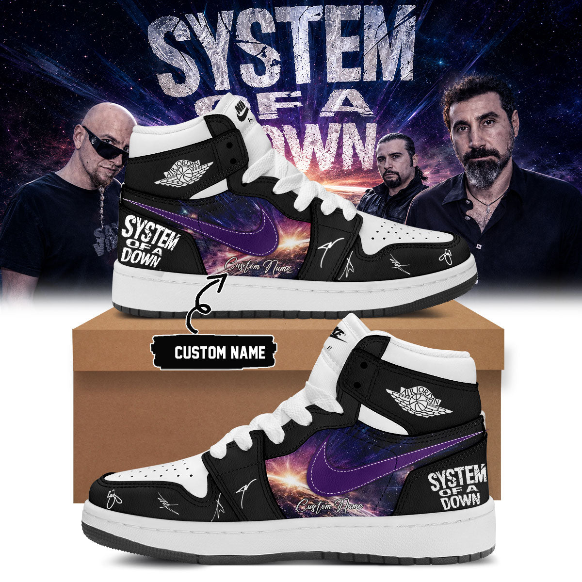 System of a Down "Europe / UK Stadium Tour 2026" Signature Limited Edition - Shoes 7