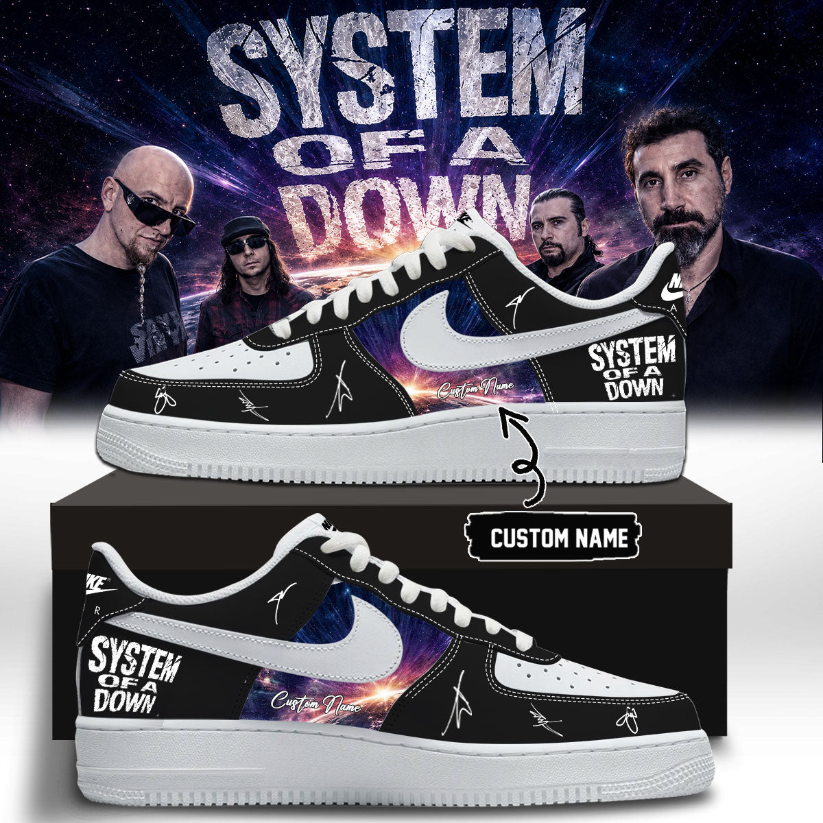 System of a Down "Europe / UK Stadium Tour 2026" Signature Limited Edition - Shoes 4