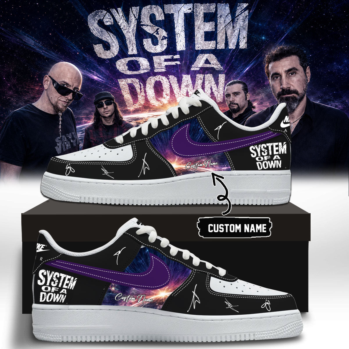 System of a Down "Europe / UK Stadium Tour 2026" Signature Limited Edition - Shoes 7