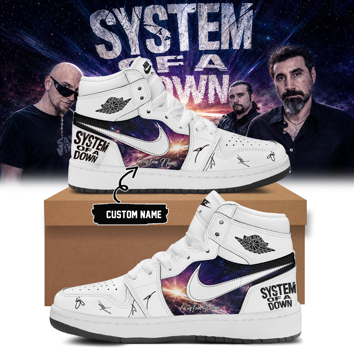System of a Down "Europe / UK Stadium Tour 2026" Signature Limited Edition - Shoes 5