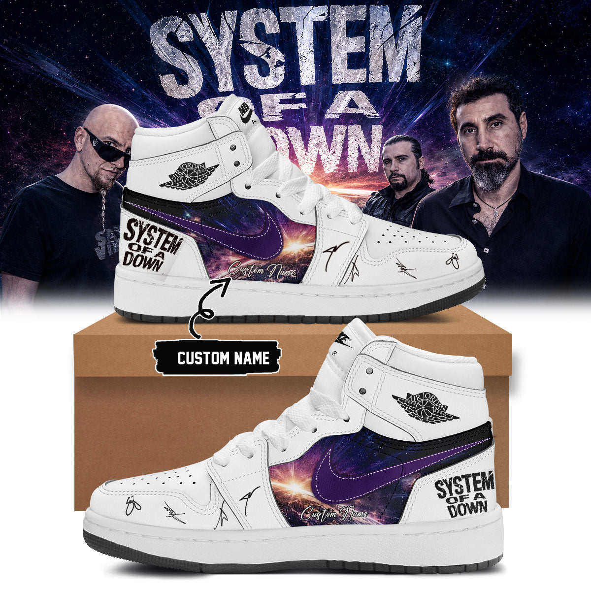 System of a Down "Europe / UK Stadium Tour 2026" Signature Limited Edition - Shoes 6