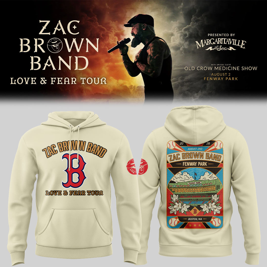 Limited Edition Love & Fear Tour in Fenway Park Hoodie-KC08032621