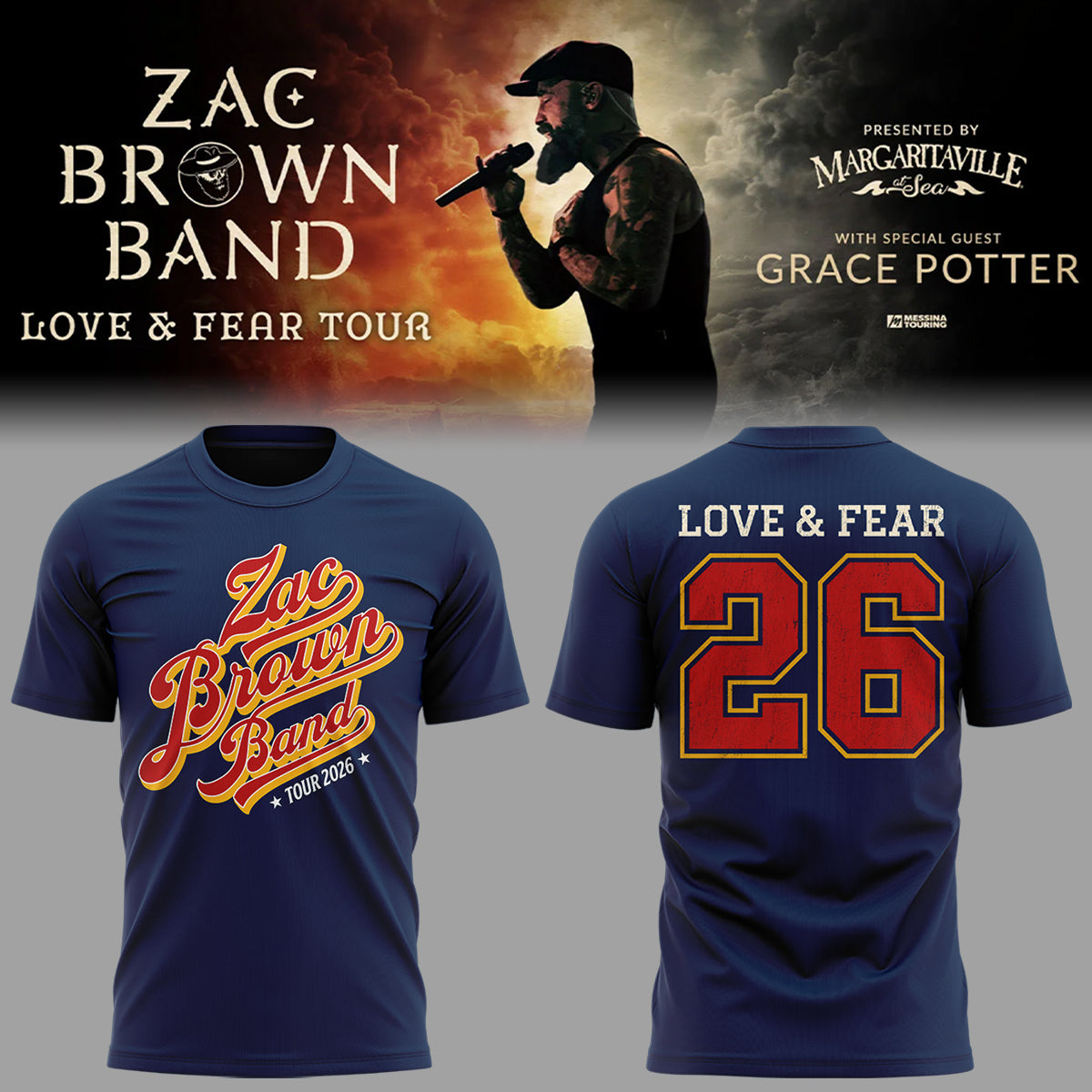Limited Edition Love & Fear Tour Shirt-ND07182606