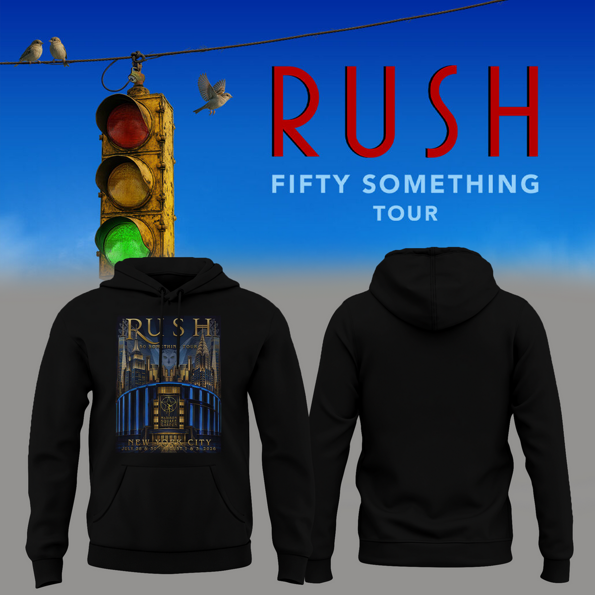 🔥 Rush “Fifty Something Tour 2026” Tee – Legendary Comeback Energy! 🔥