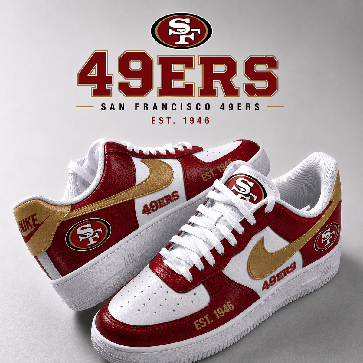 49ers - New AF1 Sneakers