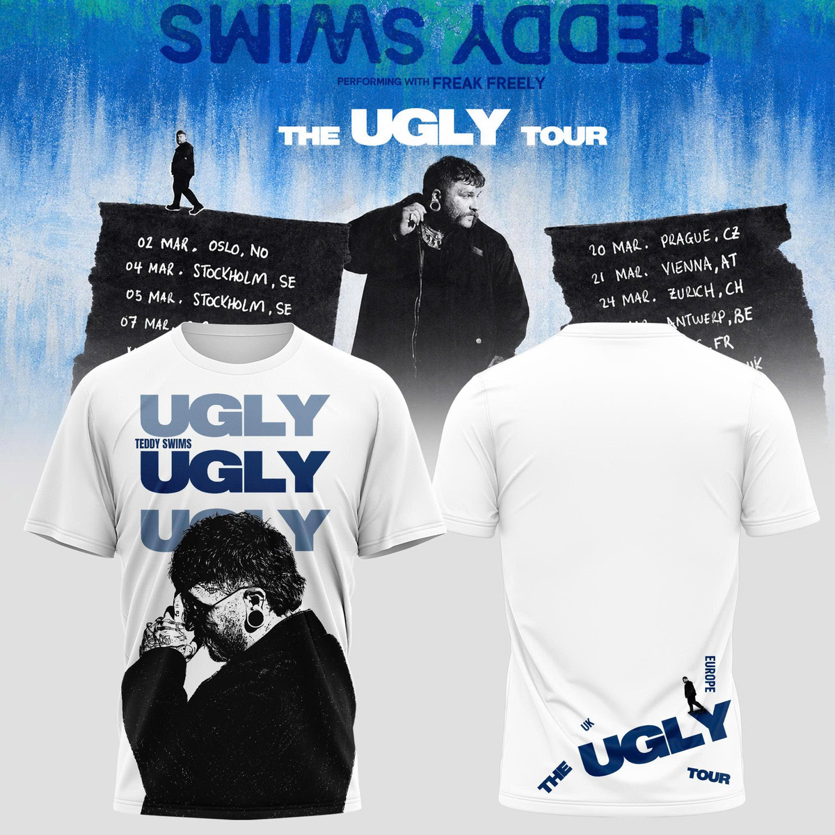 .The Ugly Tour Europe & UK '27 T-Shirt