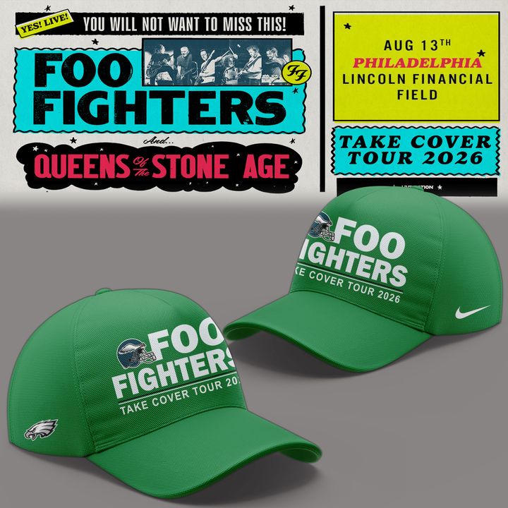 02.24. Cap Foo Fighters x Philadelphia Eagles - Take Cover Tour 2026 Cap
