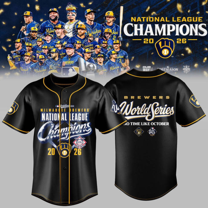 02.Milwaukee Brewers Fanatics 2026 National League Champions Jersey
