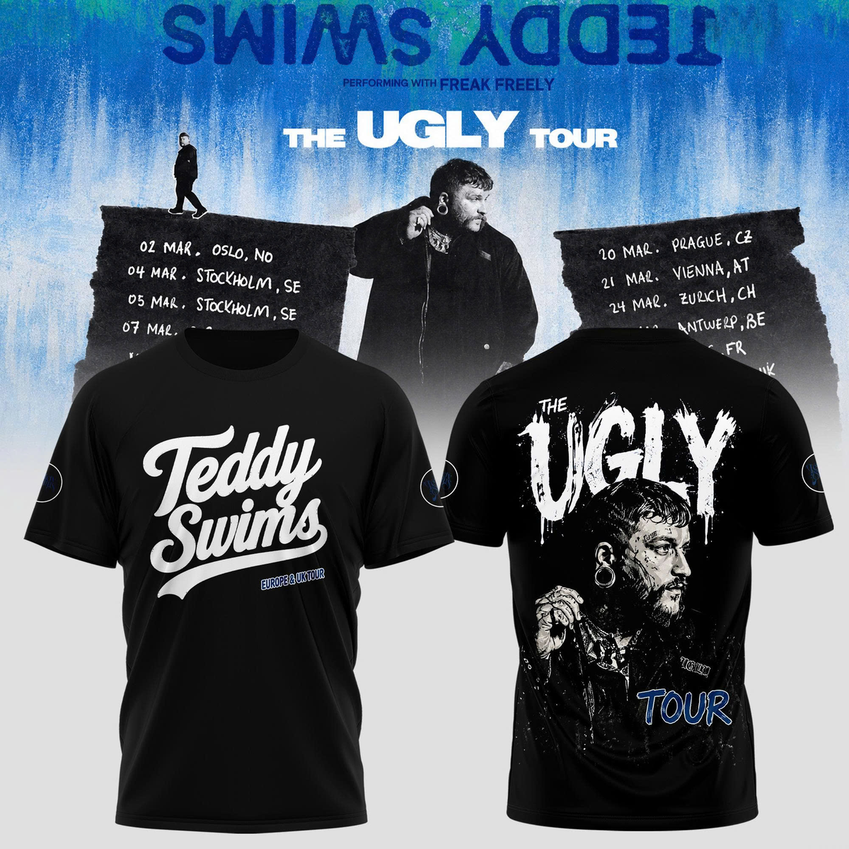 .The Ugly Tour Europe & UK '27 T-Shirt