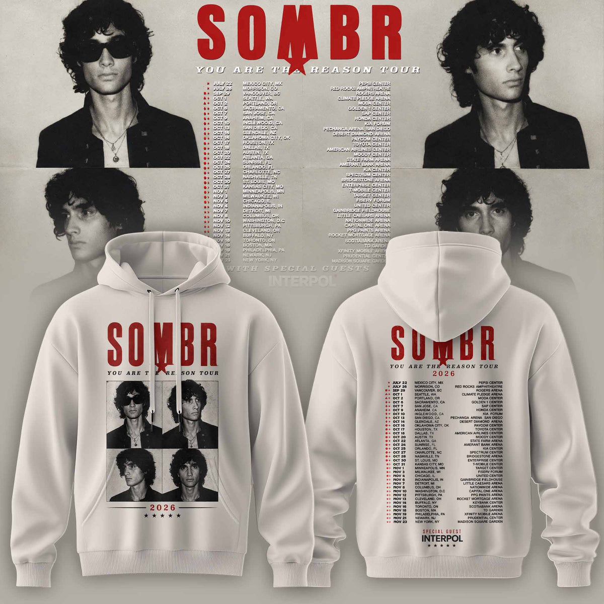You Are The Reason Tour Premium 3D Hoodie - Style 1