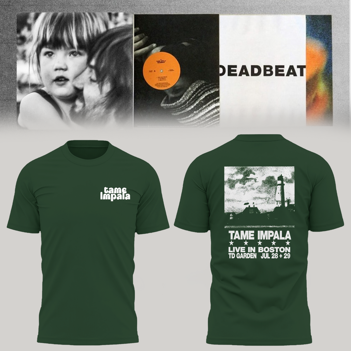 Tame Impala Deadbeat Tour AT TD Garden, Boston, MA Tshirt