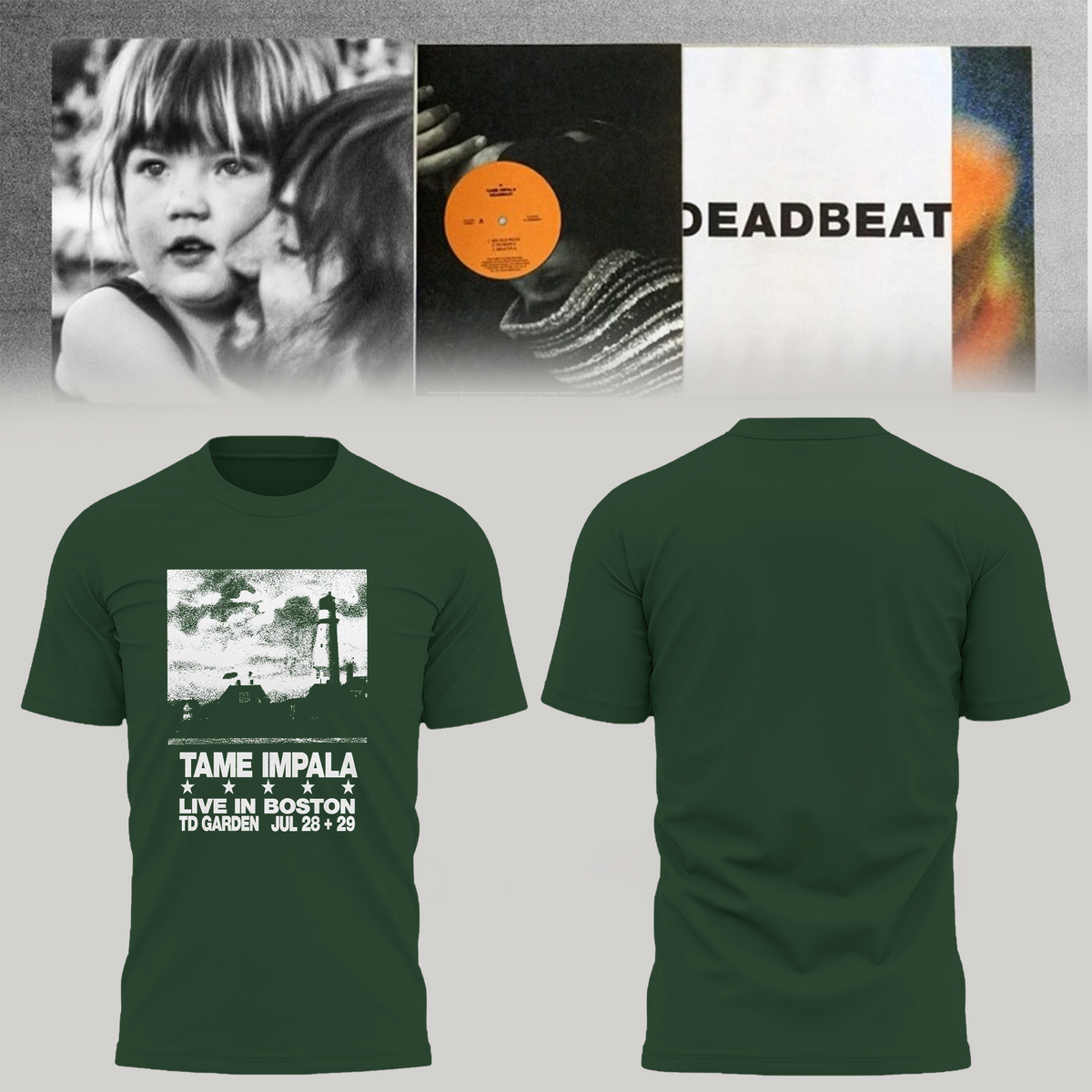Tame Impala Deadbeat Tour AT TD Garden, Boston, MA Tshirt