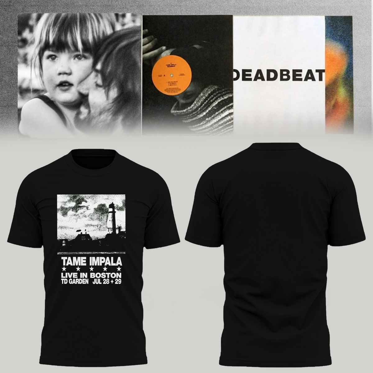 Tame Impala Deadbeat Tour AT TD Garden, Boston, MA Tshirt