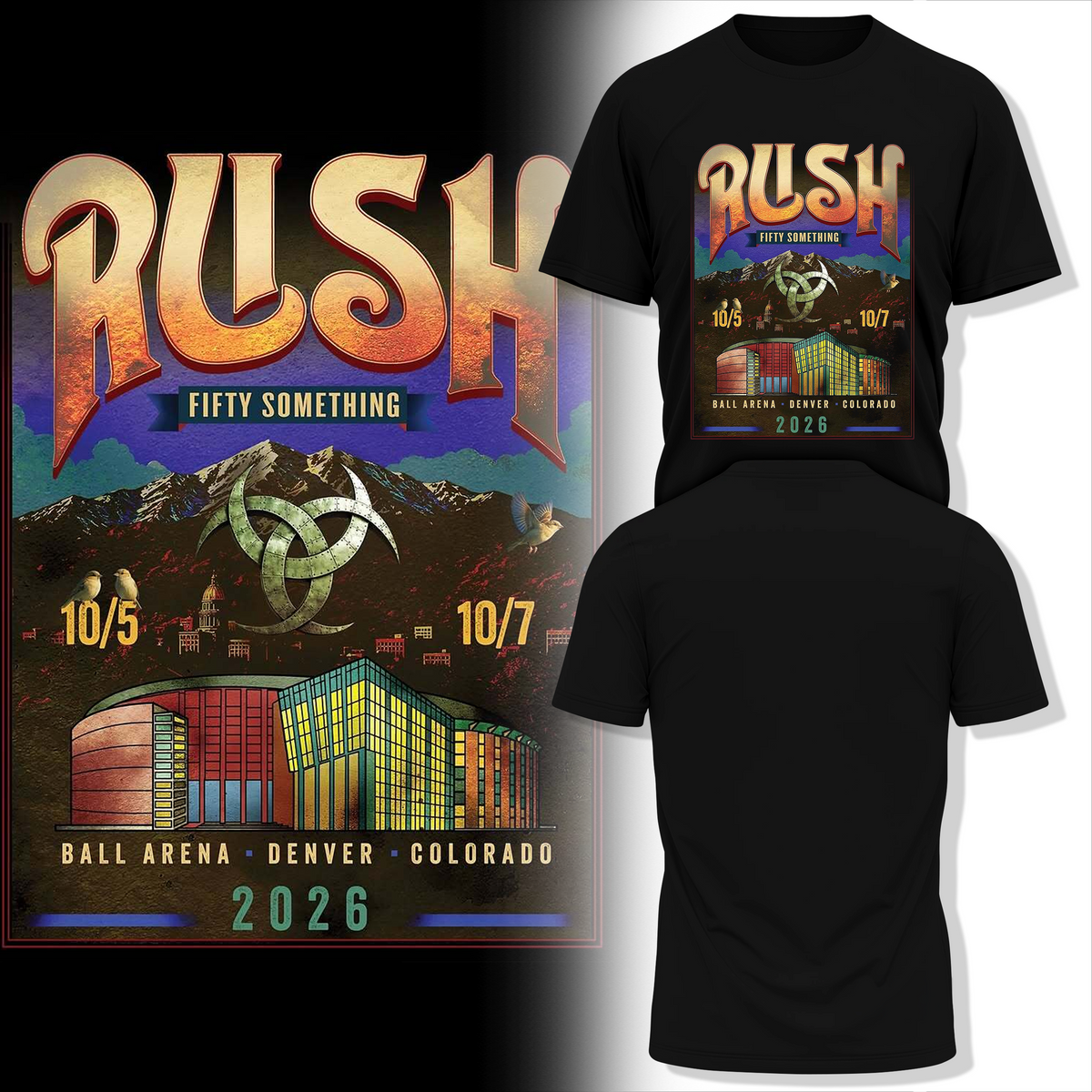Fifty Something Tour 2026 Houston T-shirt