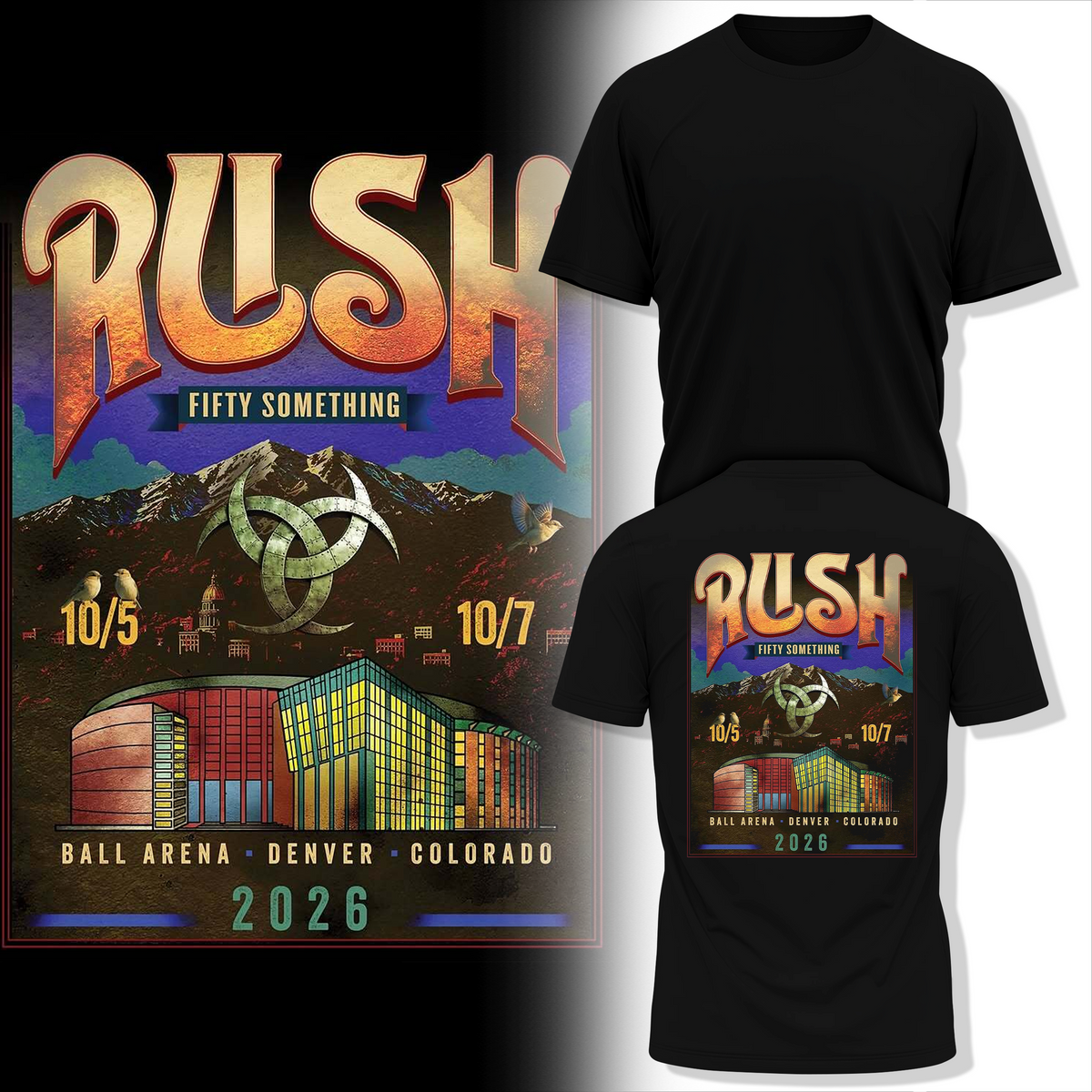 Fifty Something Tour 2026 Houston T-shirt