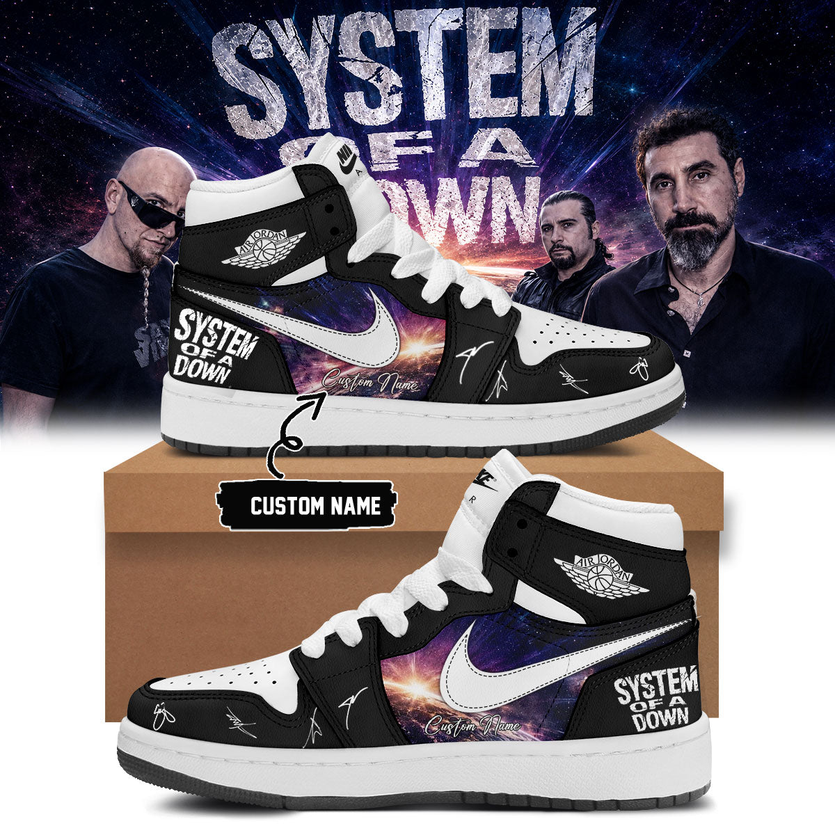 System of a Down "Europe / UK Stadium Tour 2026"  Signature Limited Edition - Shoes 4