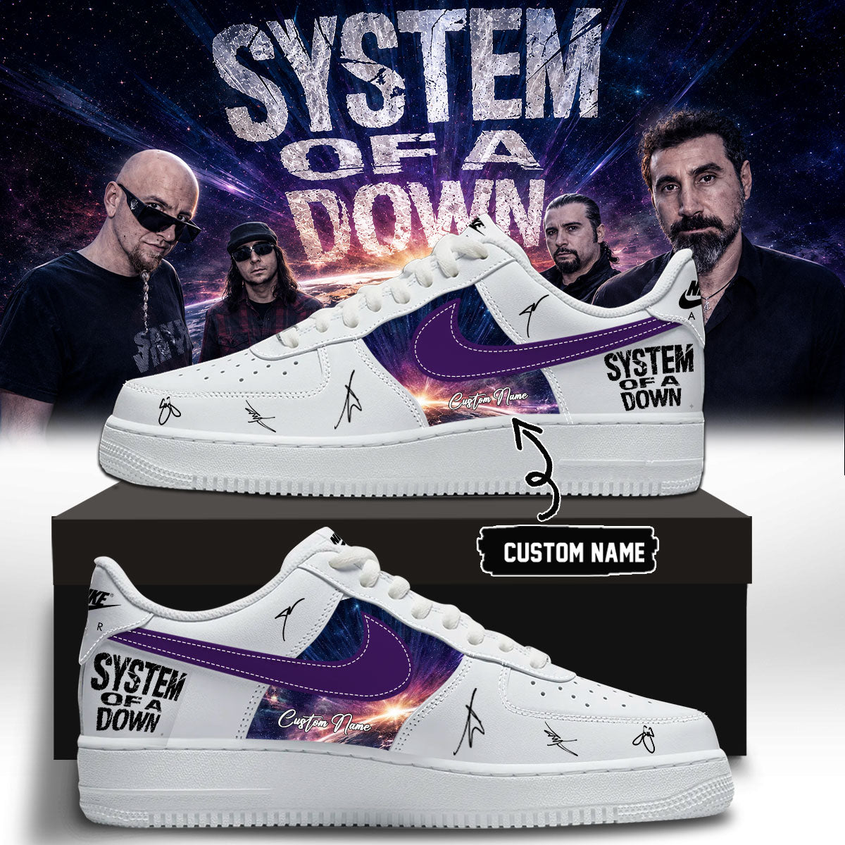 System of a Down "Europe / UK Stadium Tour 2026"  Signature Limited Edition - Shoes 6