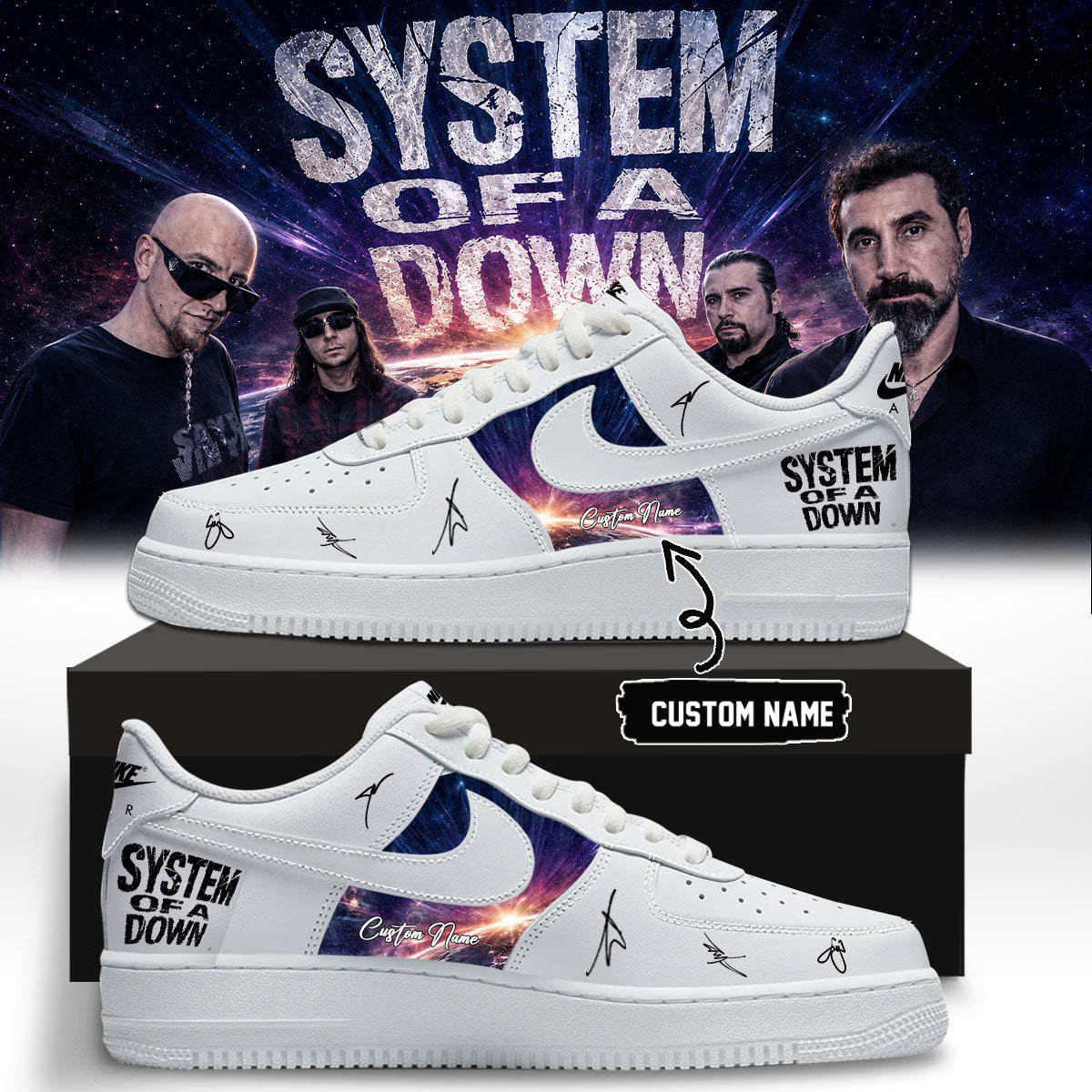 System of a Down "Europe / UK Stadium Tour 2026"  Signature Limited Edition - Shoes 5
