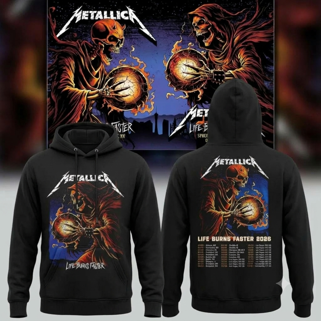 Metallica In Sphere Las Vegas Hoodie