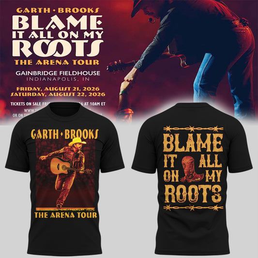 Limited Edition "Blame It All On My Roots - The Arena Tour" T-Shirts HP26081901T13