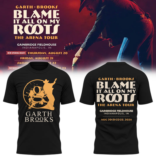 Limited Edition "Blame It All On My Roots - The Arena Tour" At Gainbridge Fieldhouse, Indianapolis, IN T-Shirts HP26081901T25
