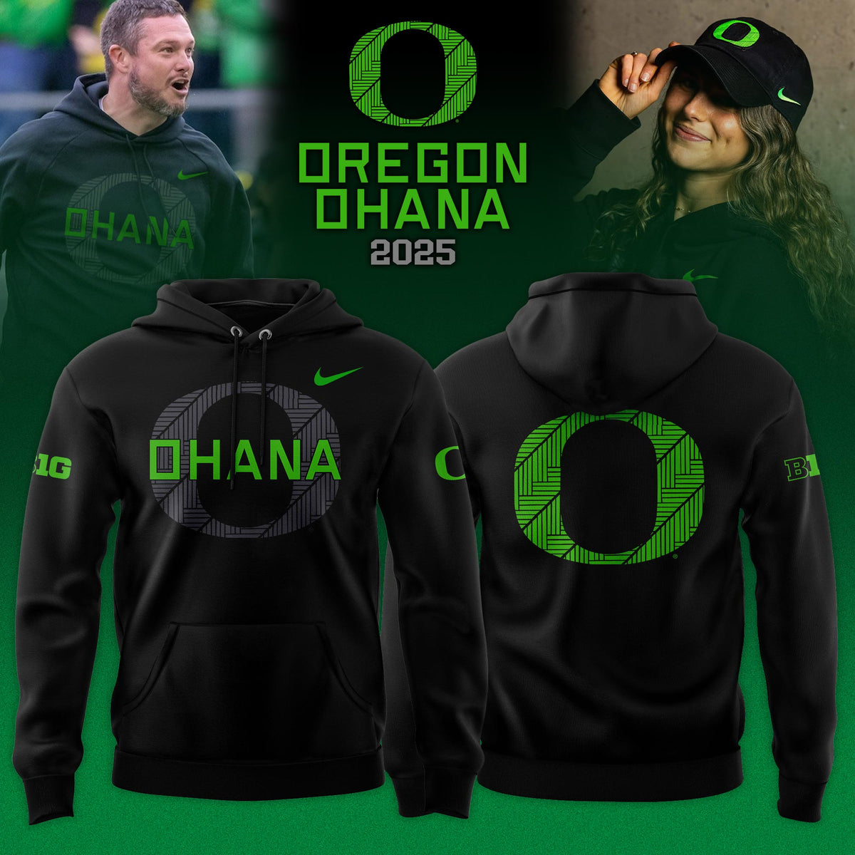 Oregon Ducks Ohana 2025 Limited Edition Hoodie