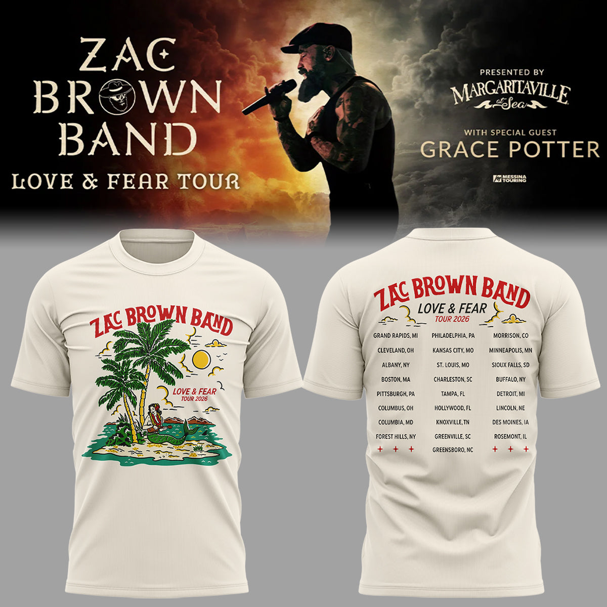 Limited Edition Love &amp; Fear Tour Shirt-ND07182605
