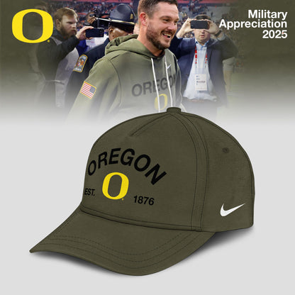 Oregon Ducks 2025 Military Appreciation Limited Edition T-shirt