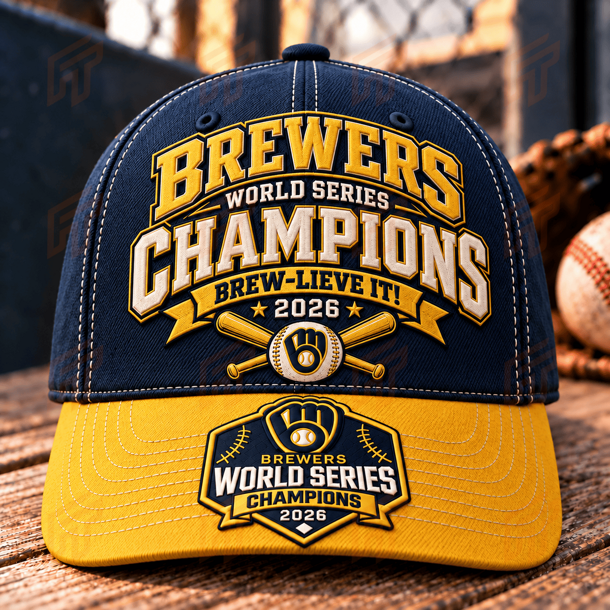 Limited Edition Milwaukee Brewers 2026 World Series Champions Cap