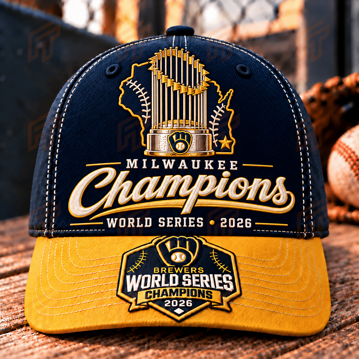 Limited Edition Milwaukee Brewers 2026 World Series Champions Cap
