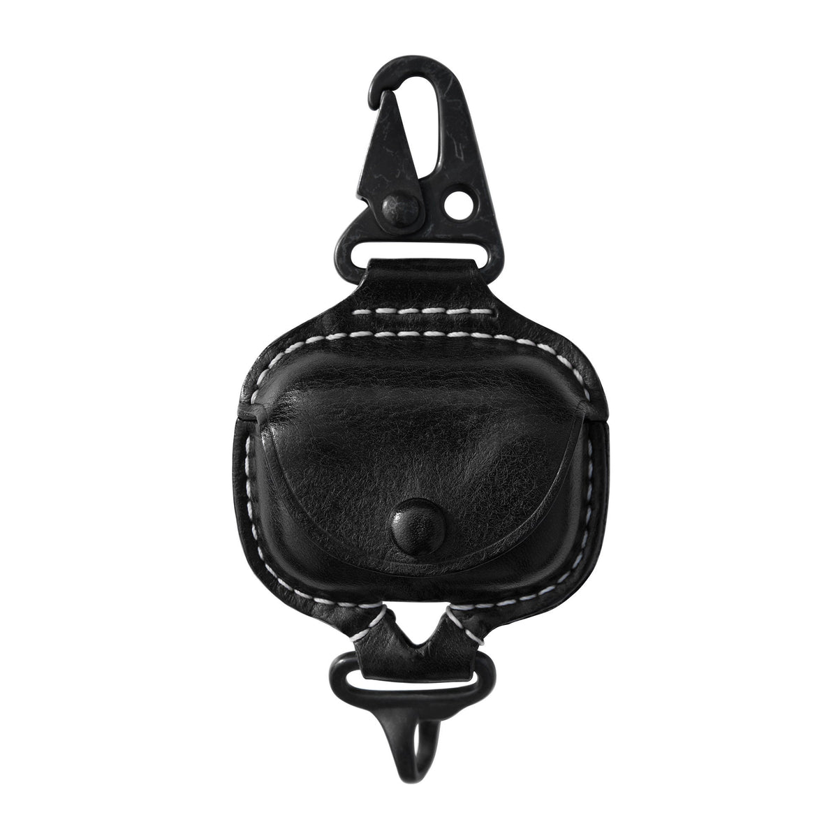 AirPods Pro Leather Strap Protective Case For AirPods Pro Headphone Case , with Fine Metal Carabiner/Earbuds Accessories Thanksgiving Gift