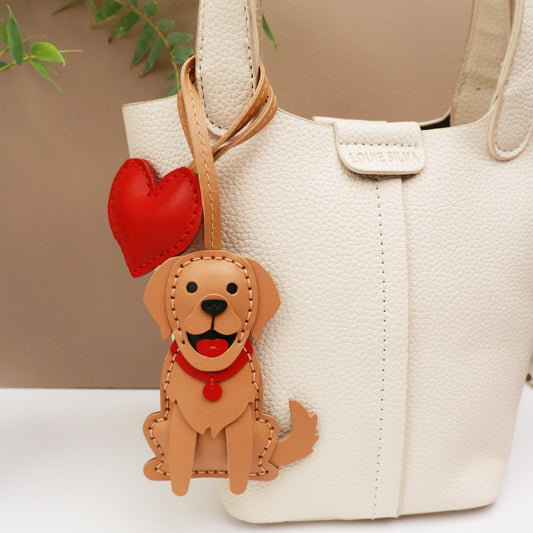 Personalized custom pets dog,Leather Bag Charm,Labrador Retriever Leather Charm,Handbag and Purse Charm,dog Keychain,pets birthday Gift