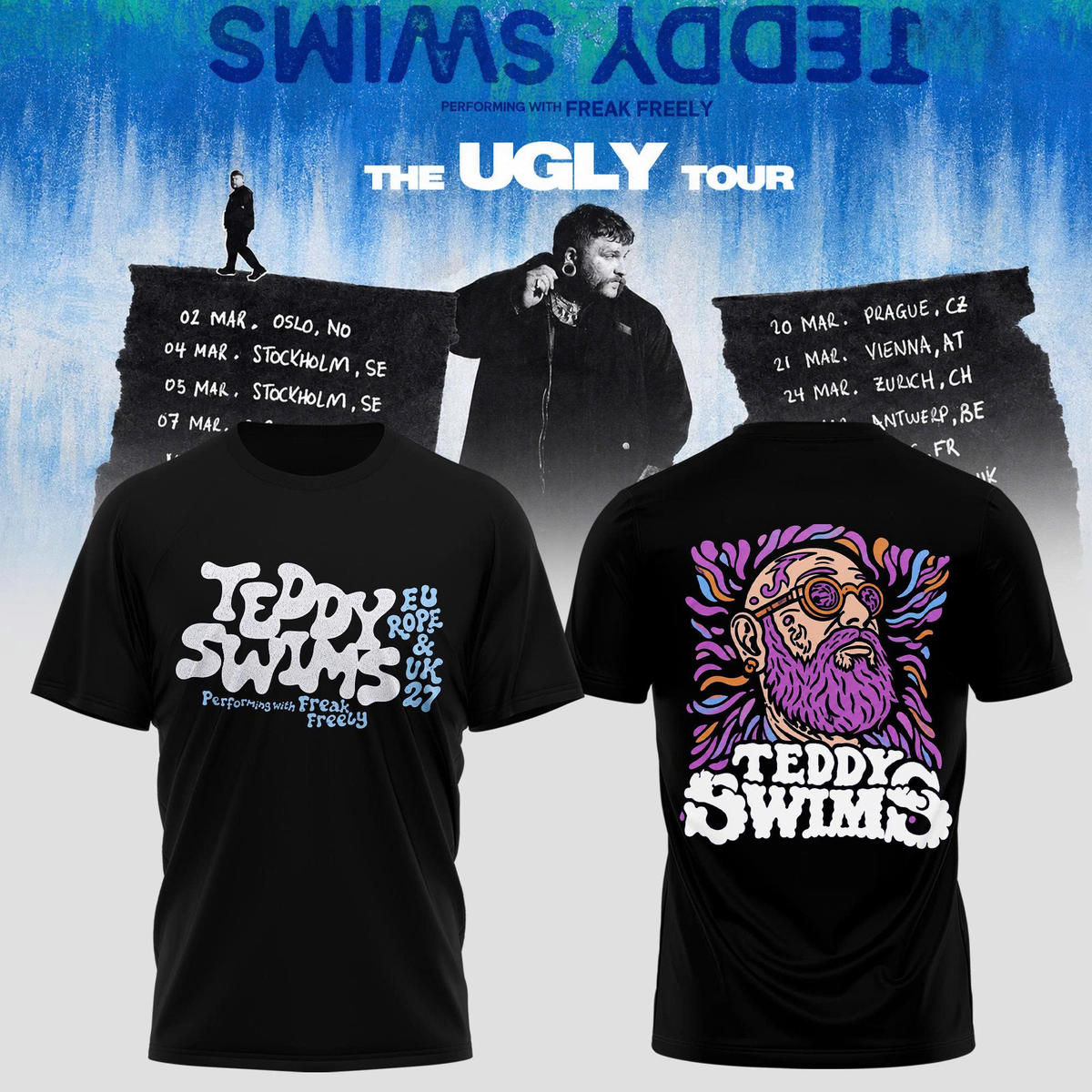 .The Ugly Tour Europe &amp; UK '27 T-Shirt