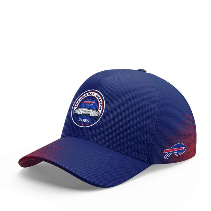 Buffalo Bills 2026 Highmark Stadium Inaugural Season Logo Cap (Red Blue)