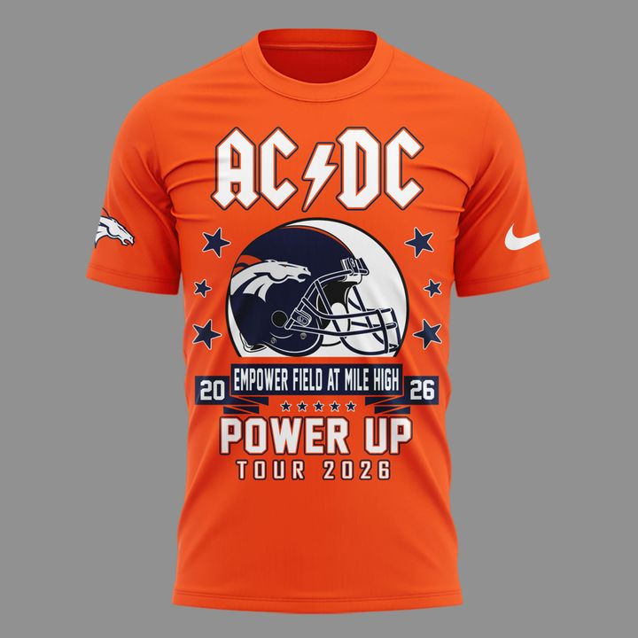 08. AC/DC x Denver Broncos - Power Up Tour 2026 T-Shirt