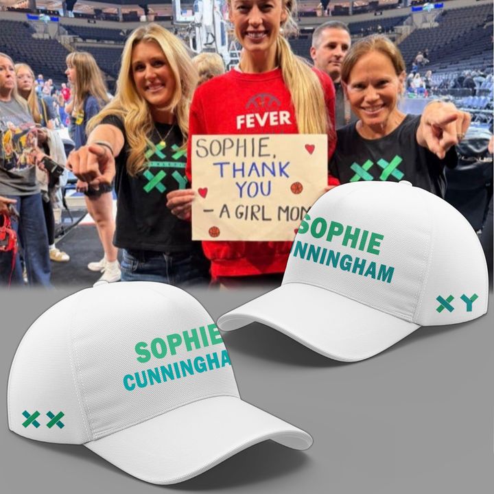 15. White Hoodie Sophie Cunningham - Indiana Fever - Thank You Sophie For Speaking Up For Girls Hoodie