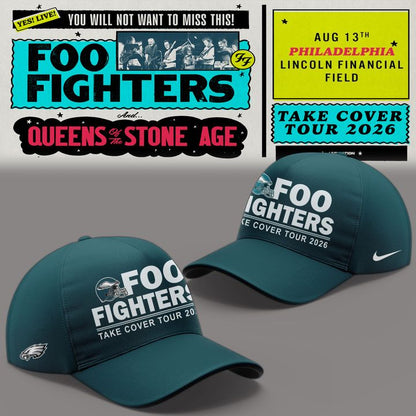 02.43. Perfect Edition Foo Fighters x Philadelphia Eagles - Take Cover Tour 2026 Hoodie