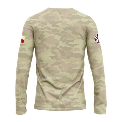 Texas A&amp;M Aggies Honor &amp; Support Camo Long Tee