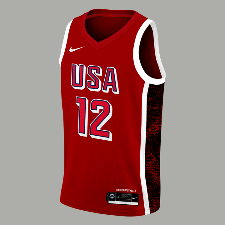 01.Caitlin Clark 12 USA Basketball Jersey 2026