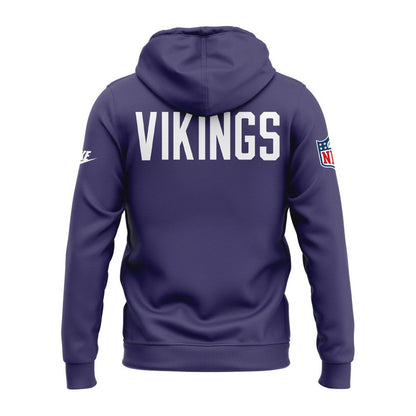 Unisex Purple Dynasty Minnesota Vikings 2026 Throwback Hoodie