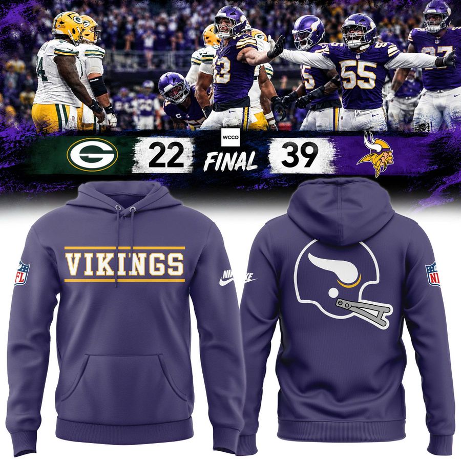 Unisex Purple Dynasty Minnesota Vikings 2026 Throwback Hoodie