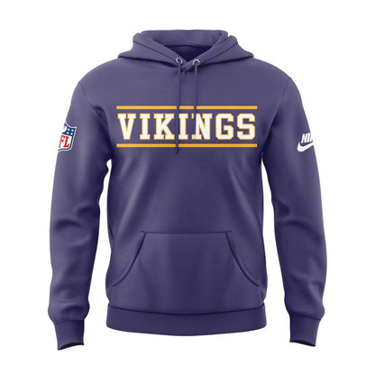 Unisex Purple Dynasty Minnesota Vikings 2026 Throwback Hoodie