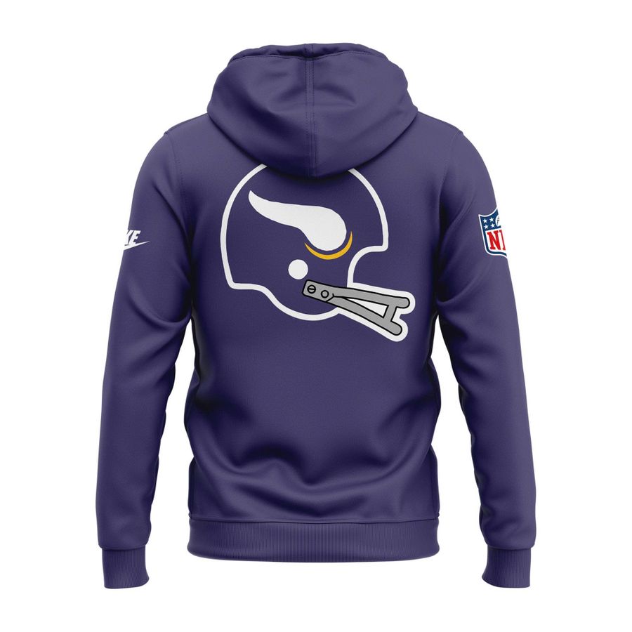 Unisex Purple Dynasty Minnesota Vikings 2026 Throwback Hoodie