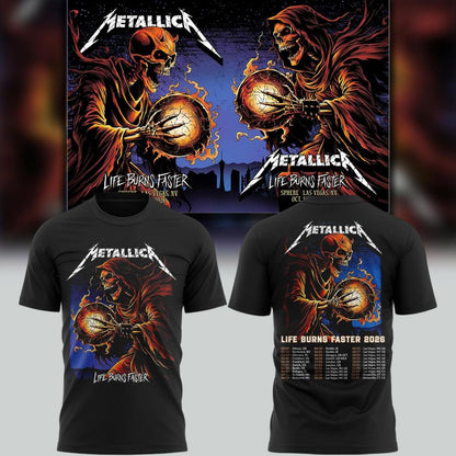 Metallica In Sphere Las Vegas T-Shirt
