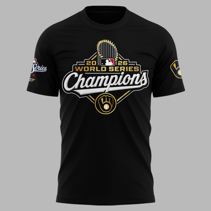 03.Milwaukee Brewers World Series Champions 2026 T-Shirt