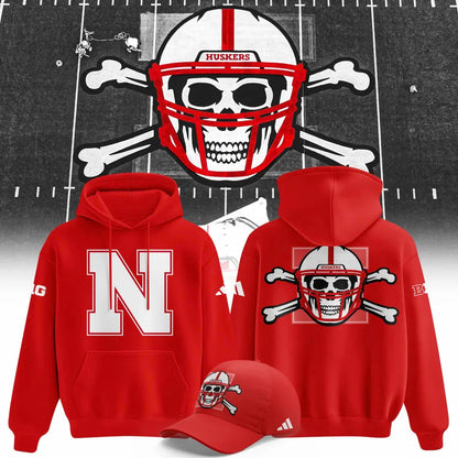 Nebraska Huskers x Day ☠️ Day Hoodie 2026